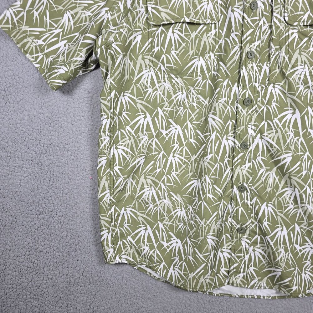 Duluth Trading Co Shirt Mens Size LT Plant Floral All Over Print Vented Hiking - Picture 6 of 12